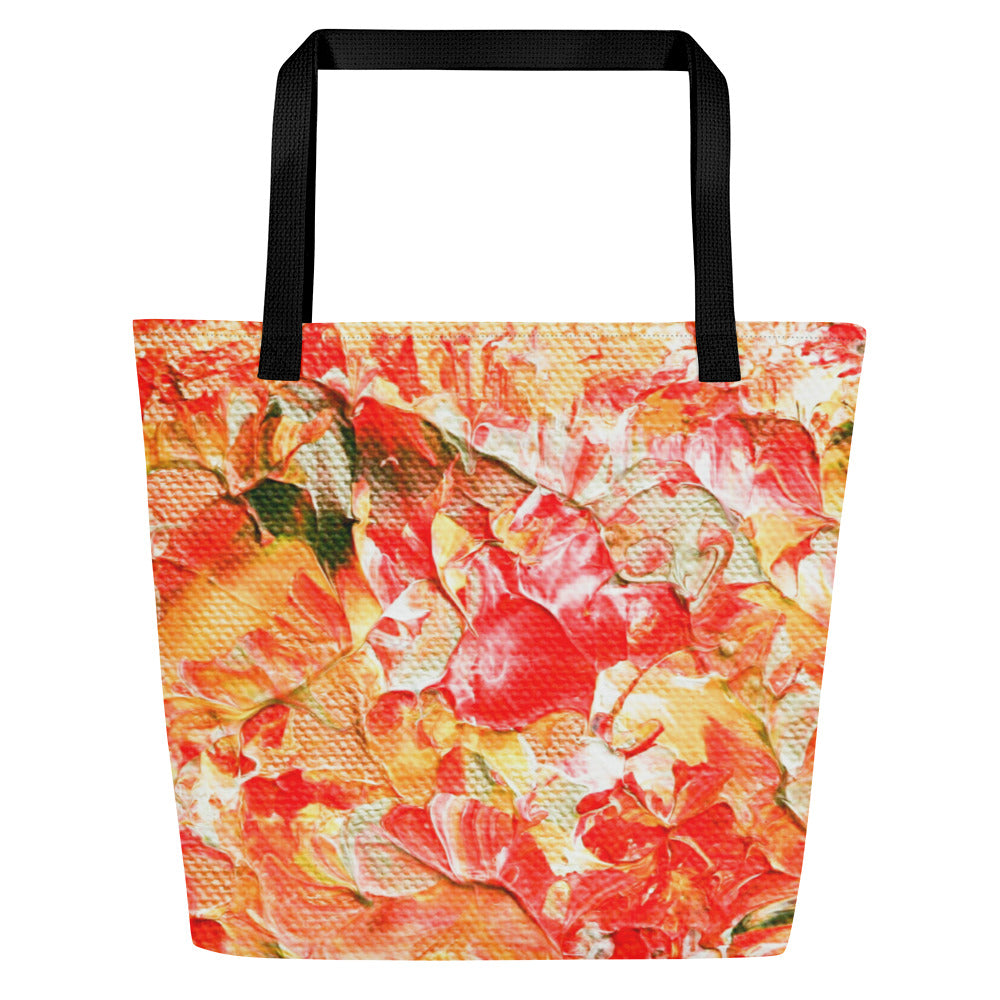 Fire - All-Over Print Large Tote Bag