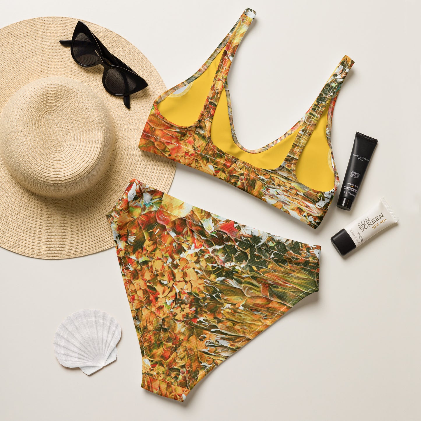 Earth - Recycled high-waisted bikini