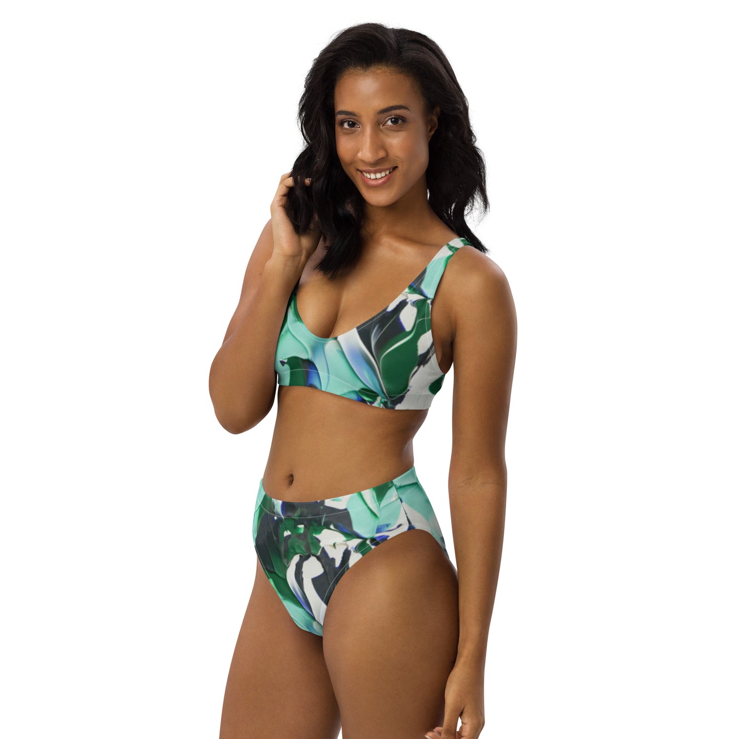 The Kiss - Recycled high-waisted bikini