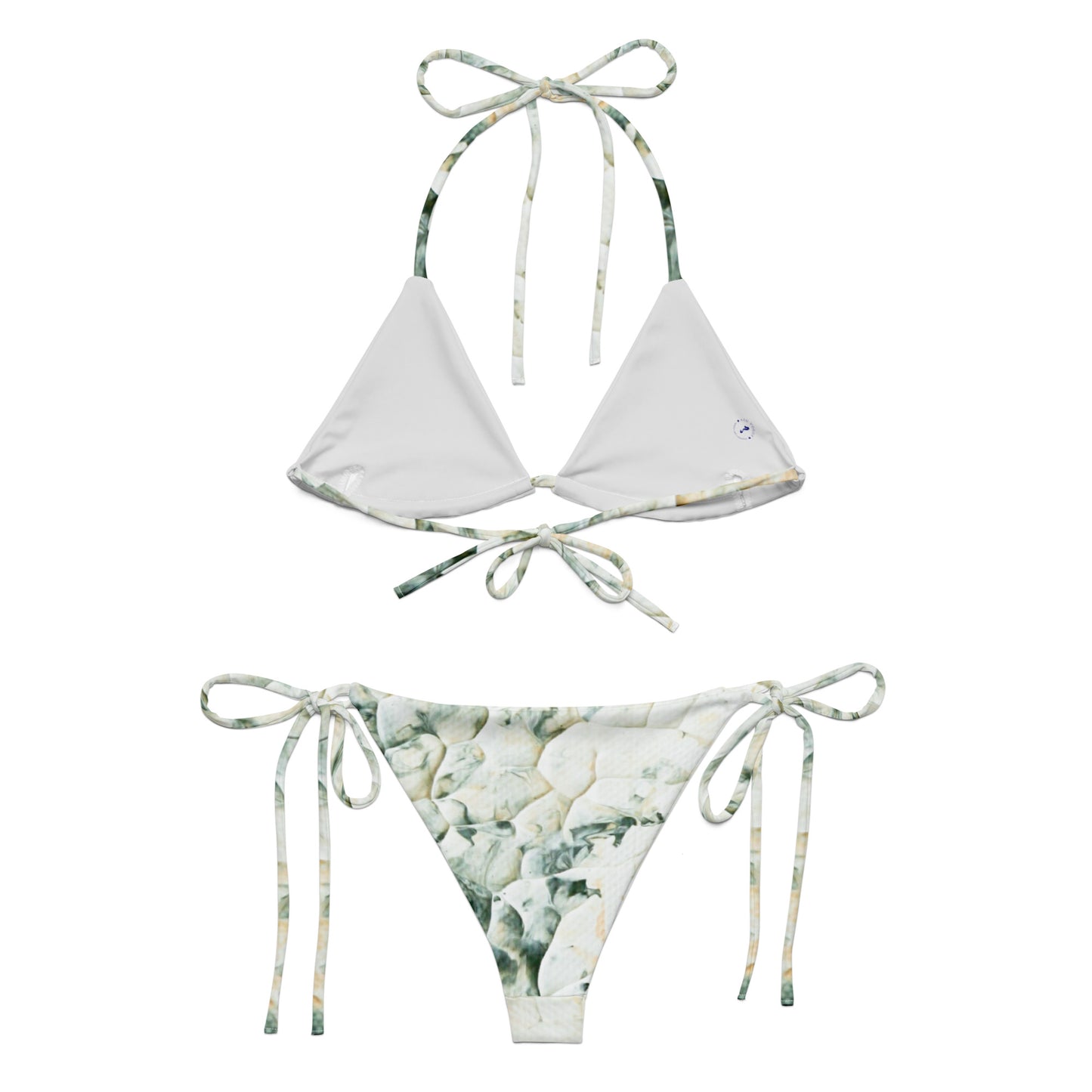 Air - All-over print recycled string bikini