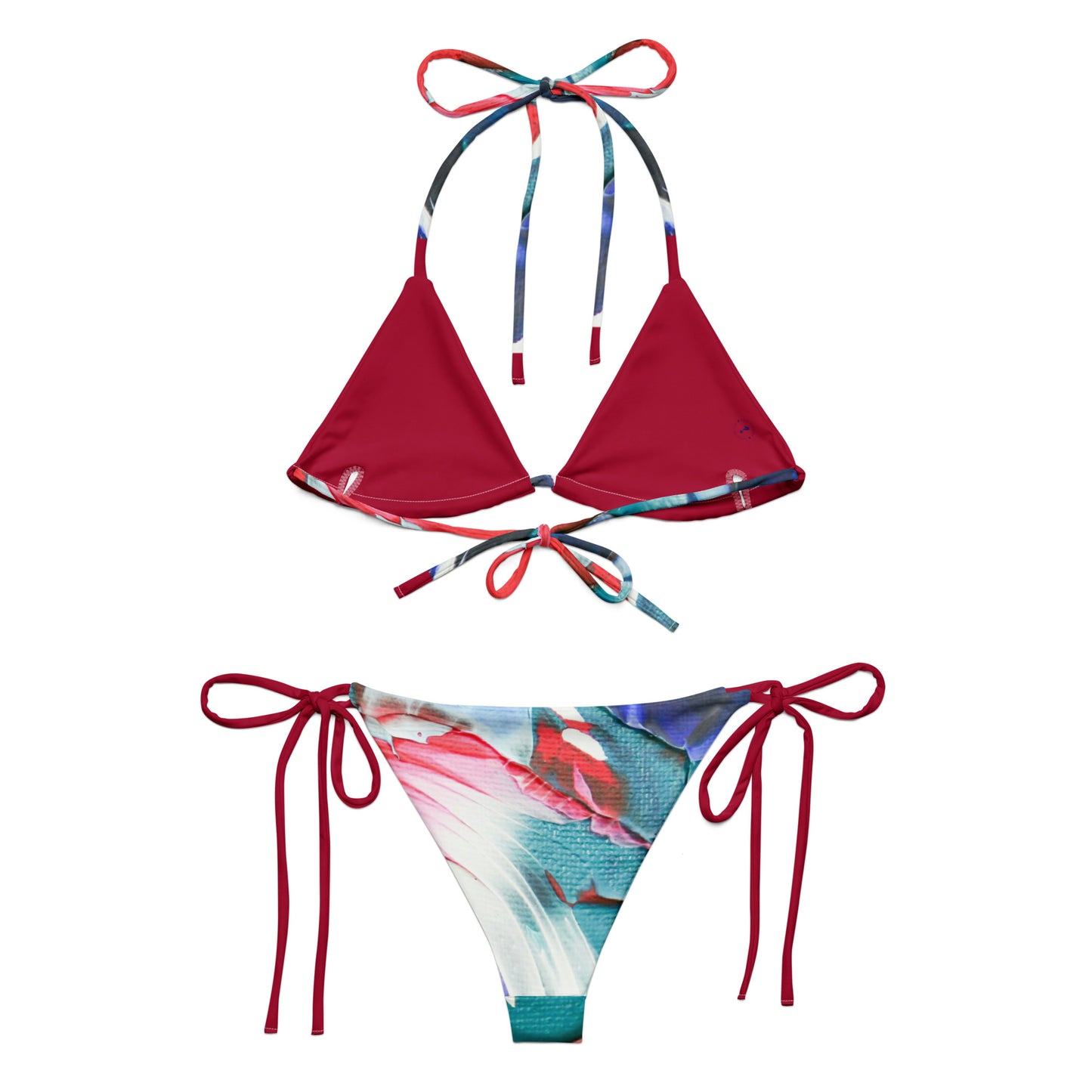 Desire - All-over print recycled string bikini