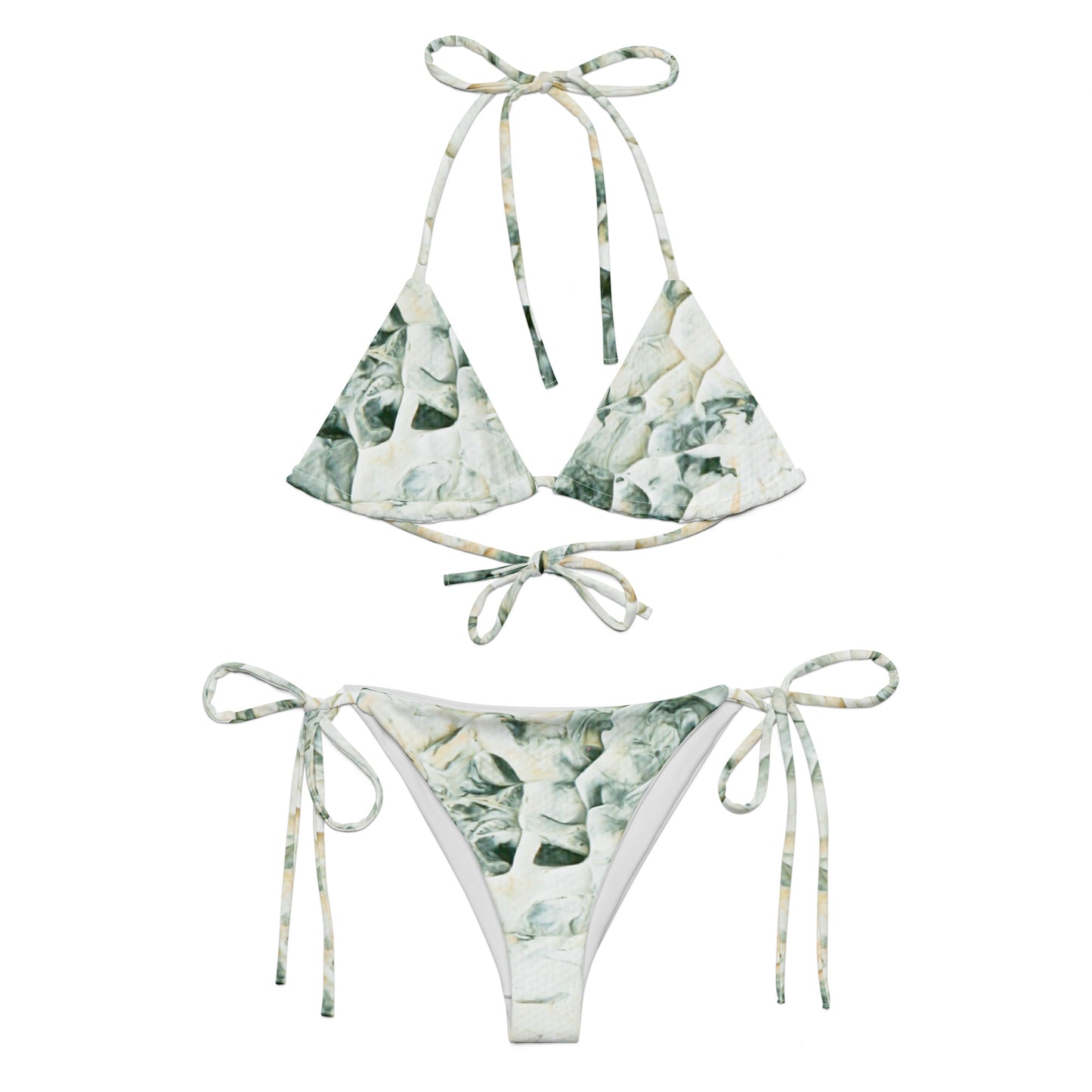 Air - All-over print recycled string bikini