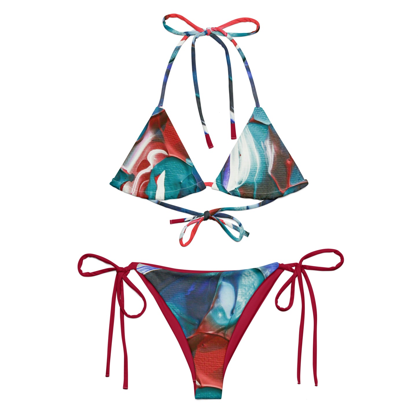 Desire - All-over print recycled string bikini
