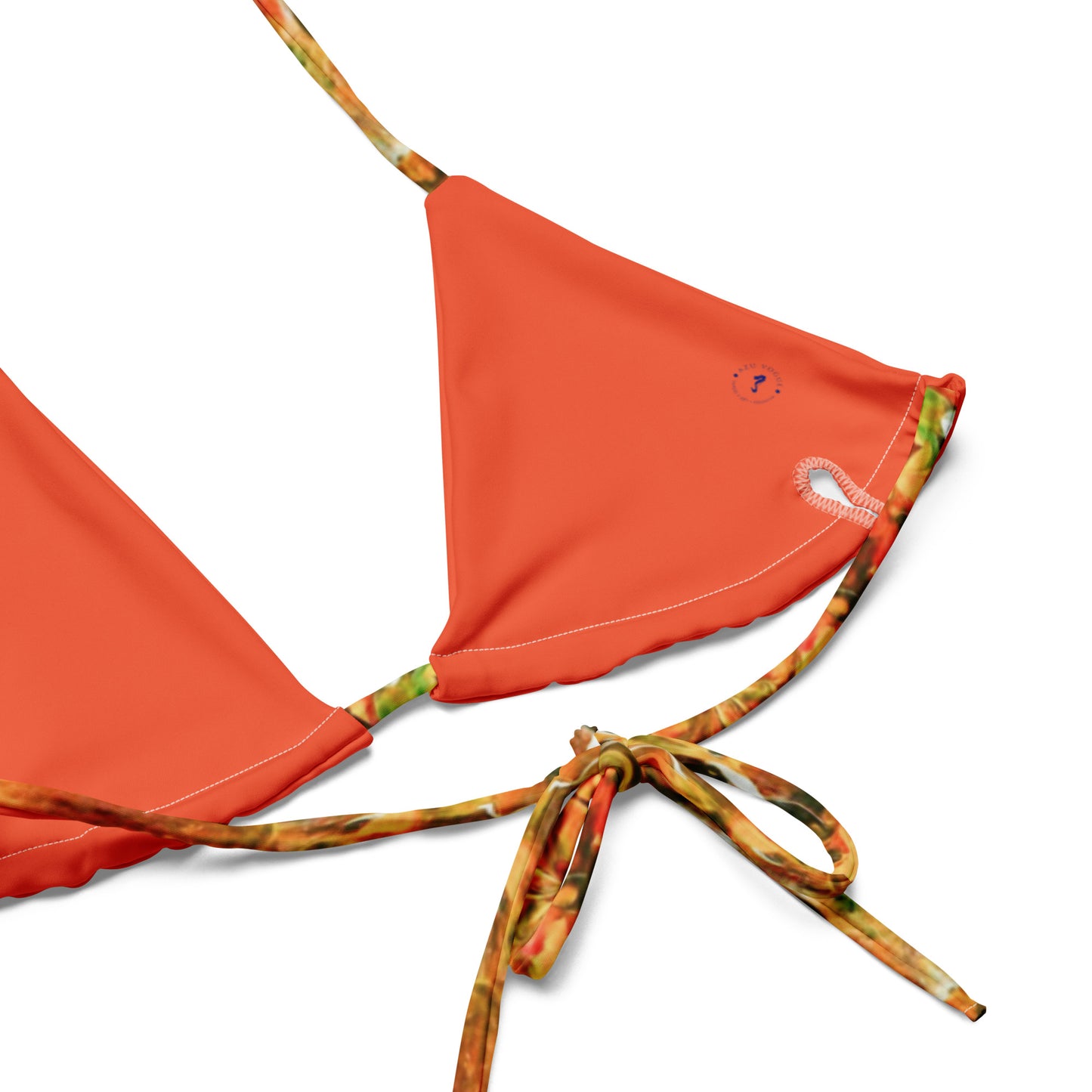 Earth - All-over print recycled string bikini