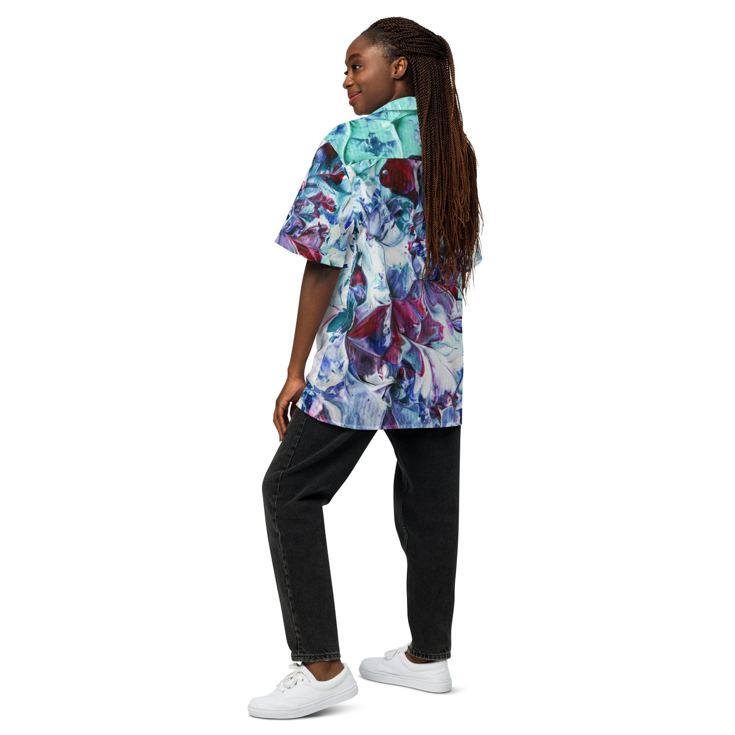 Lily Pads - Unisex button shirt
