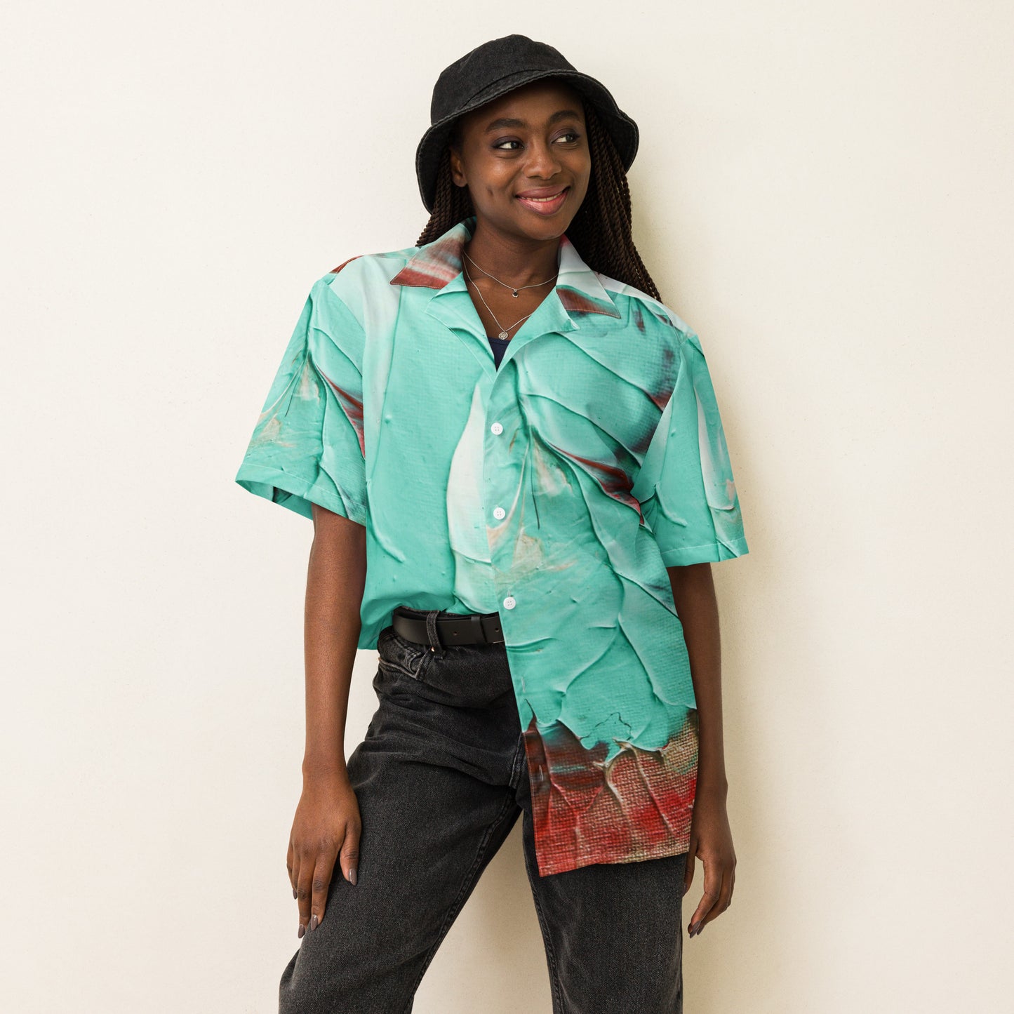 Tiffany - Unisex button shirt
