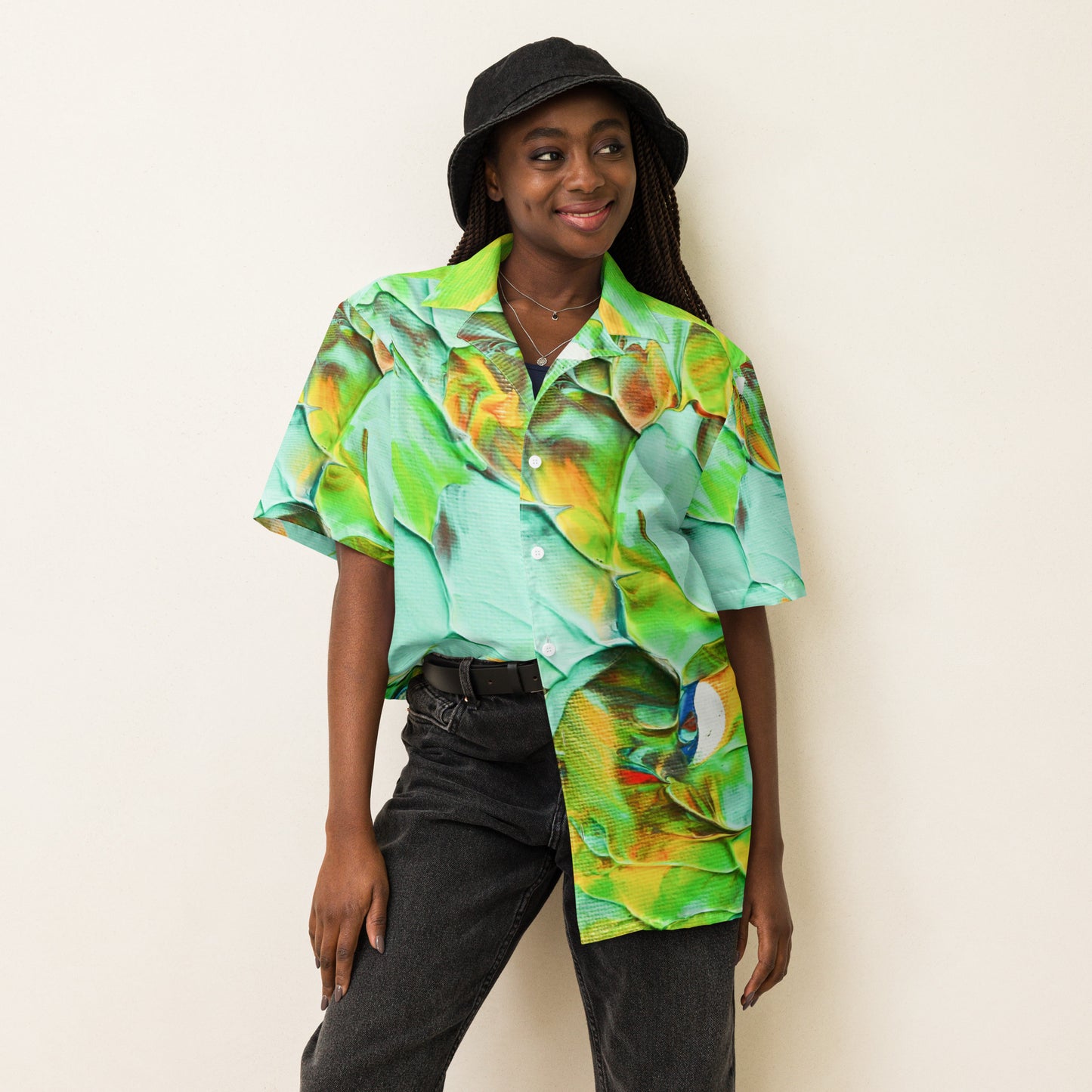 Honeycomb - Unisex button shirt