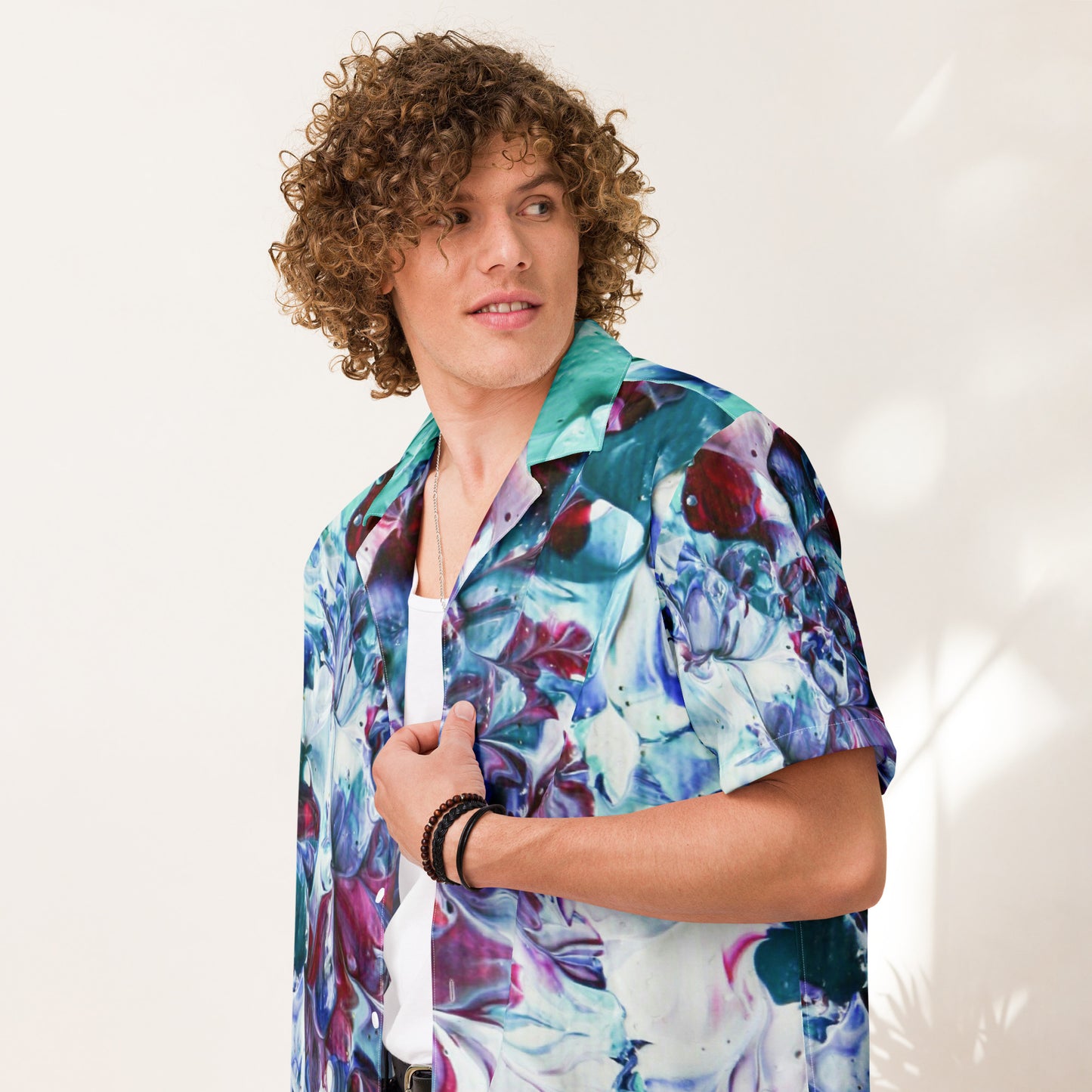Lily Pads - Unisex button shirt