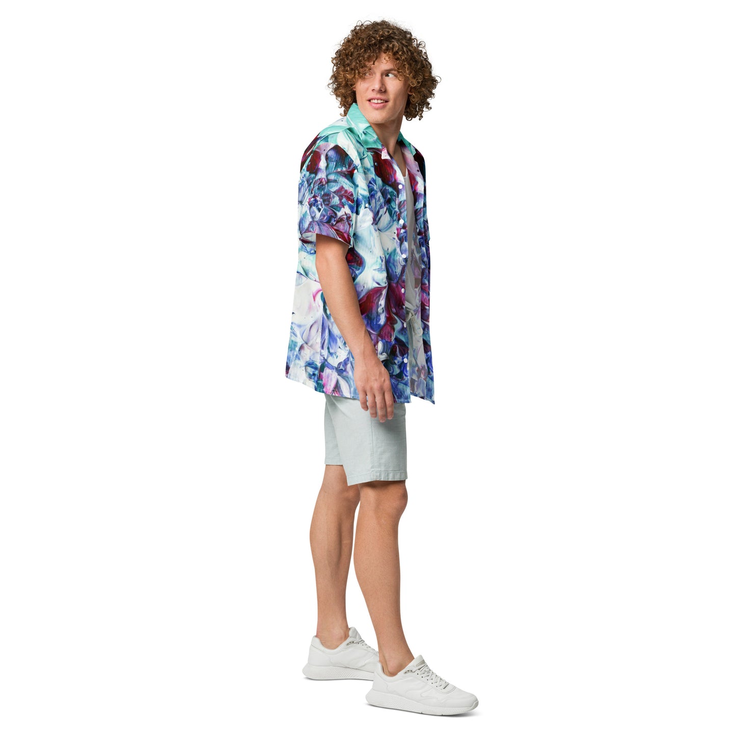 Lily Pads - Unisex button shirt