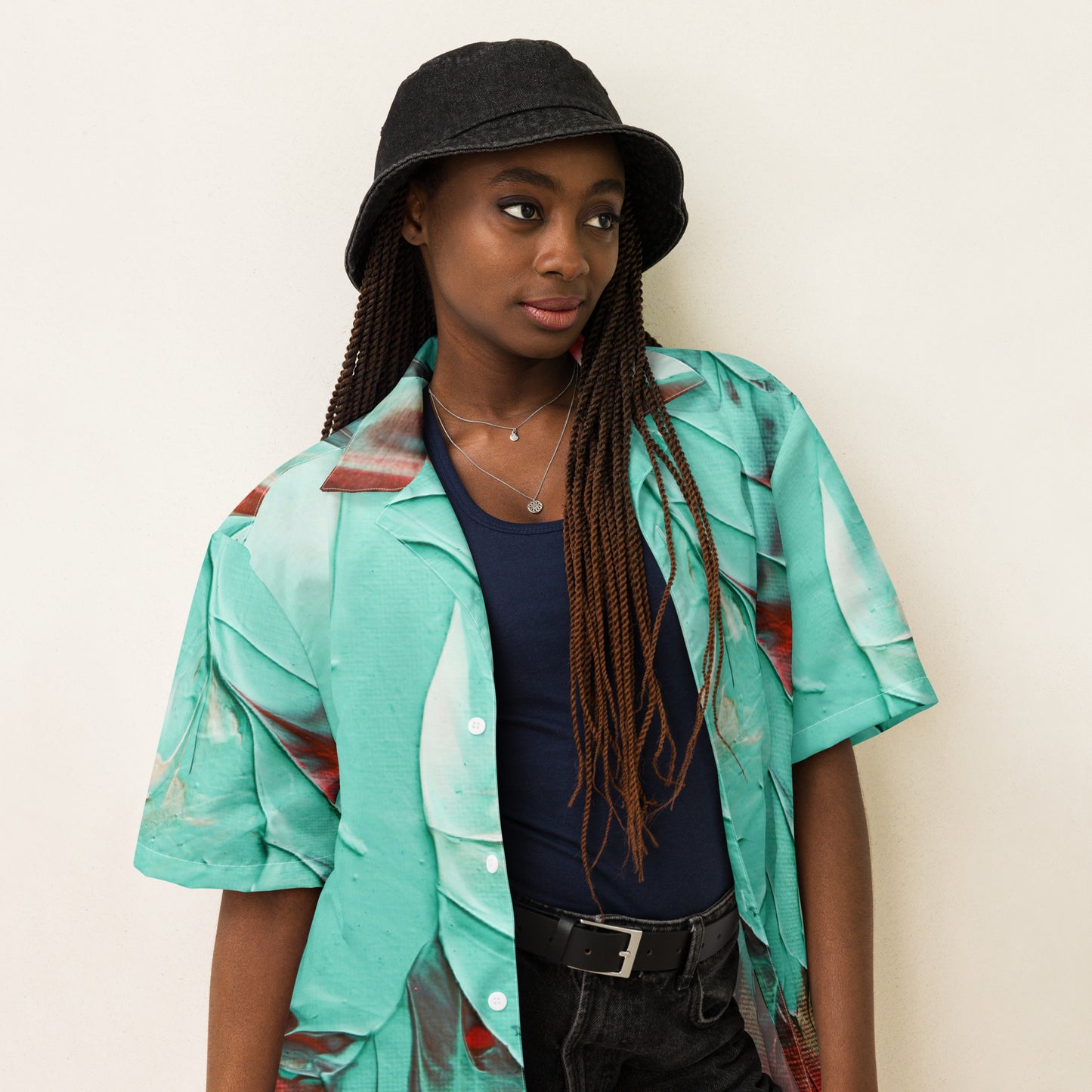 Tiffany - Unisex button shirt