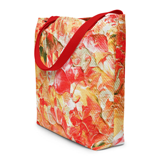 Fire - All-Over Print Large Tote Bag