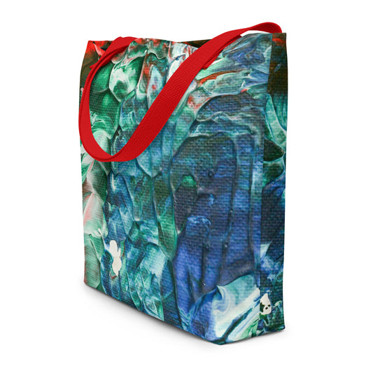 Water -  All-Over Print Large Tote Bag