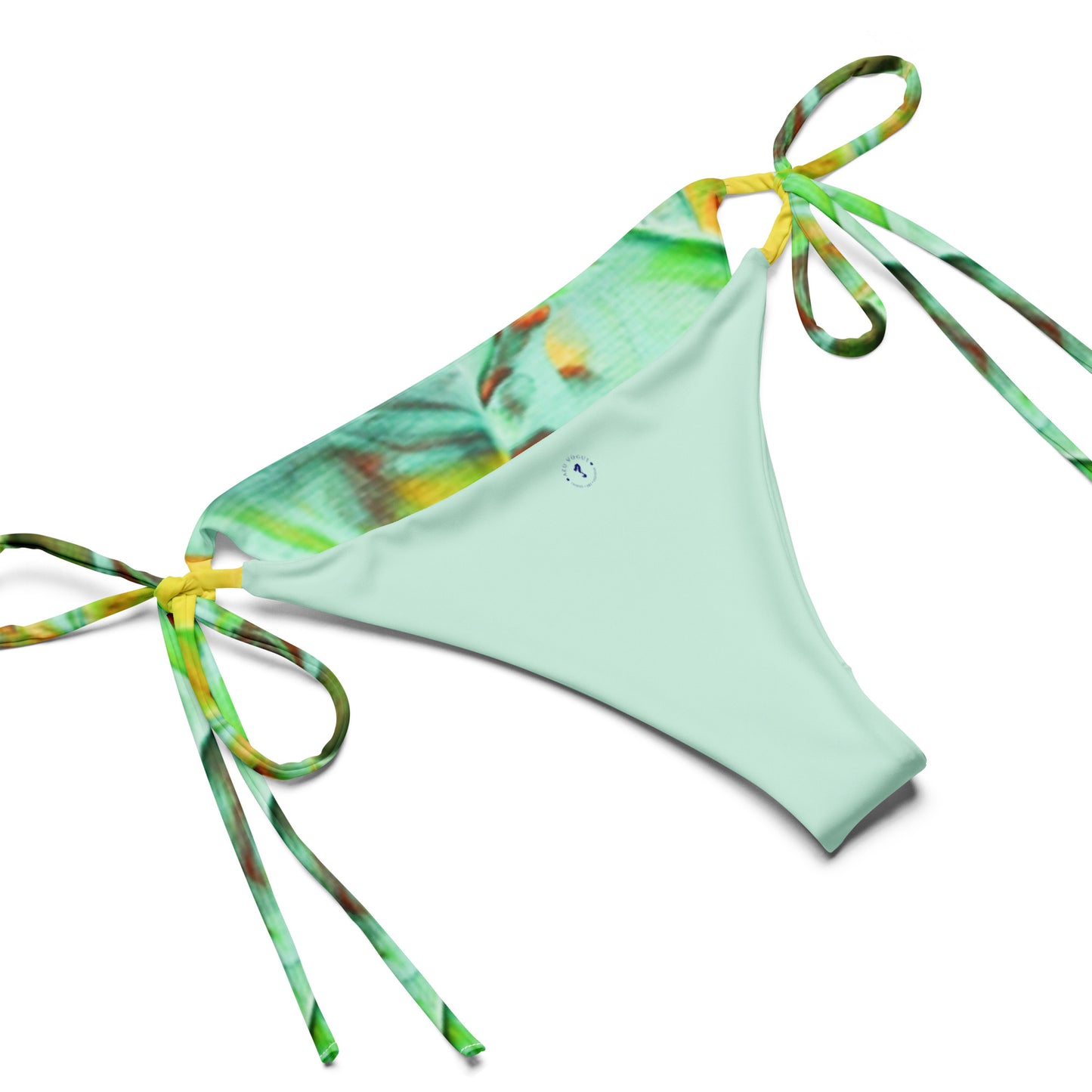 Honeycomb - All-over print recycled string bikini