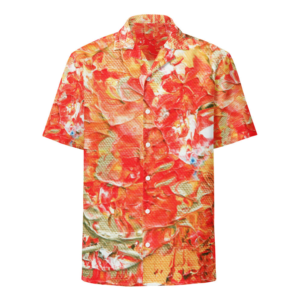 Fire - Unisex button shirt